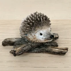 Miniature Pair Of Hedgehogs On Branch -Home Decoration 102 f185eaaf e972 4768 8620 eff77d813d72