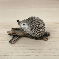 Miniature Pair Of Hedgehogs On Branch -Home Decoration 103 f6a10037 af47 49e2 8fc8 639ea30f5cad