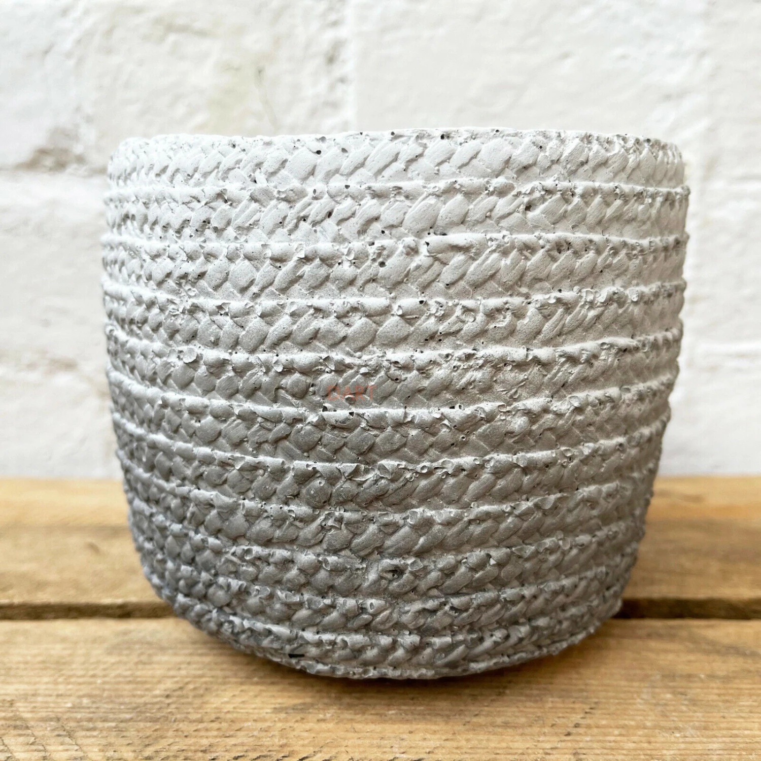 Cement Two Tone Grey Planter 3 Cement Two Tone Grey Planter - Image 3