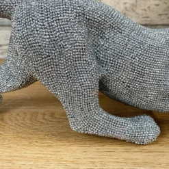 Silver Glitter Cheetah Sculpture -Home Decoration 10 c1d6398b be84 4d86 a0bb 67b2bc396e02