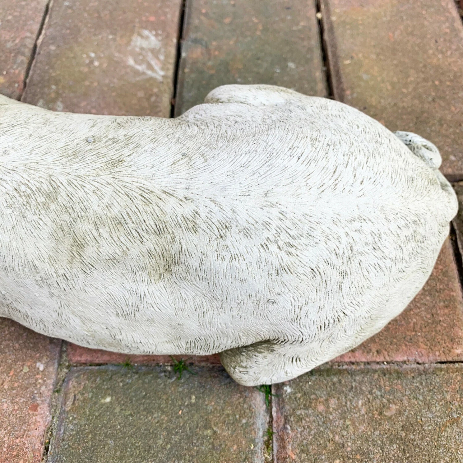Stone Sleeping Pig Garden Sculpture 6 Stone Sleeping Pig Garden Sculpture - Image 6