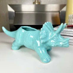 Blue Ceramic Triceratops Succulent Planter -Home Decoration 12 31e4d085 6fa9 4cc6 892f 86e67c701cbe