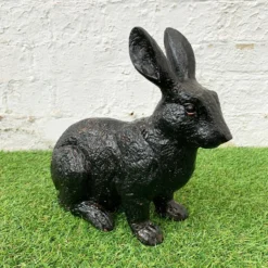 Bronze Effect Resin Sitting Hare Outdoor Garden Statues -Home Decoration 12 fdaf24de c75e 4c1e 87c5 d1df145ee750