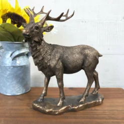 Bronze Stag Ornament 20cm