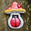 Fairy Ladybird Mushroom Door Ornament