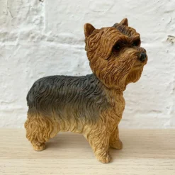 Brown Yorkshire Terrier Dog Ornament