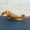 Wooden Snowboarding Duck Ornament 36cm