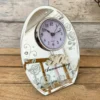 30th Pearl Wedding Anniversary Mirrored Clock