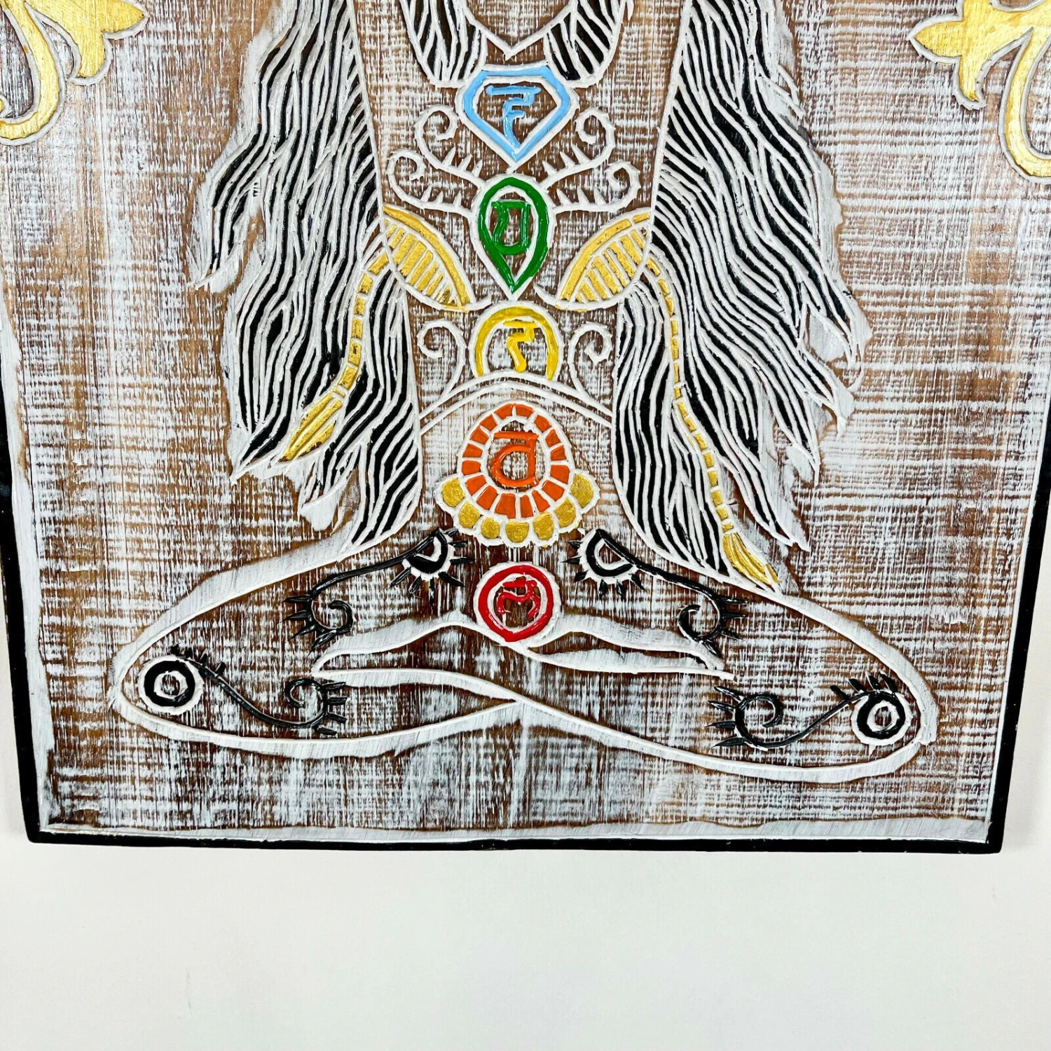 Arch Chakra Wooden Wall Plaque 2 Arch Chakra Wooden Wall Plaque - Image 2
