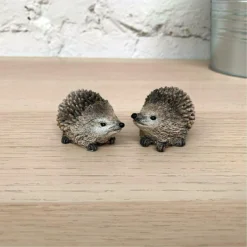Set Of 2 Country Miniature Hedgehogs