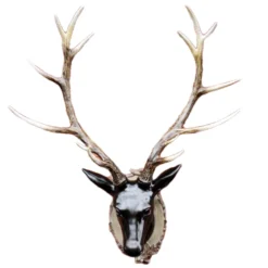 Extra Large Glossy Black Stags Wall Head -Home Decoration 1copy 597118cc 47b7 4baa b7b4 a54b3075203a