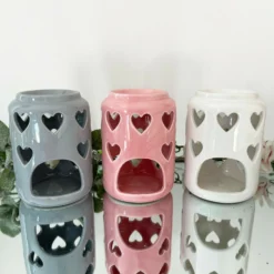 Glossy Ceramic Heart Oil Warmers