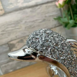 Silver Crystal Dolphin Figurine -Home Decoration 24 0a97f9ff c530 4d84 99f2 7346a2865c77