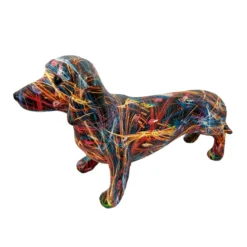 Colourful Sausage Dog Ornament -Home Decoration 25 dca46e07 5b4b 4114 a416 5e9426267241