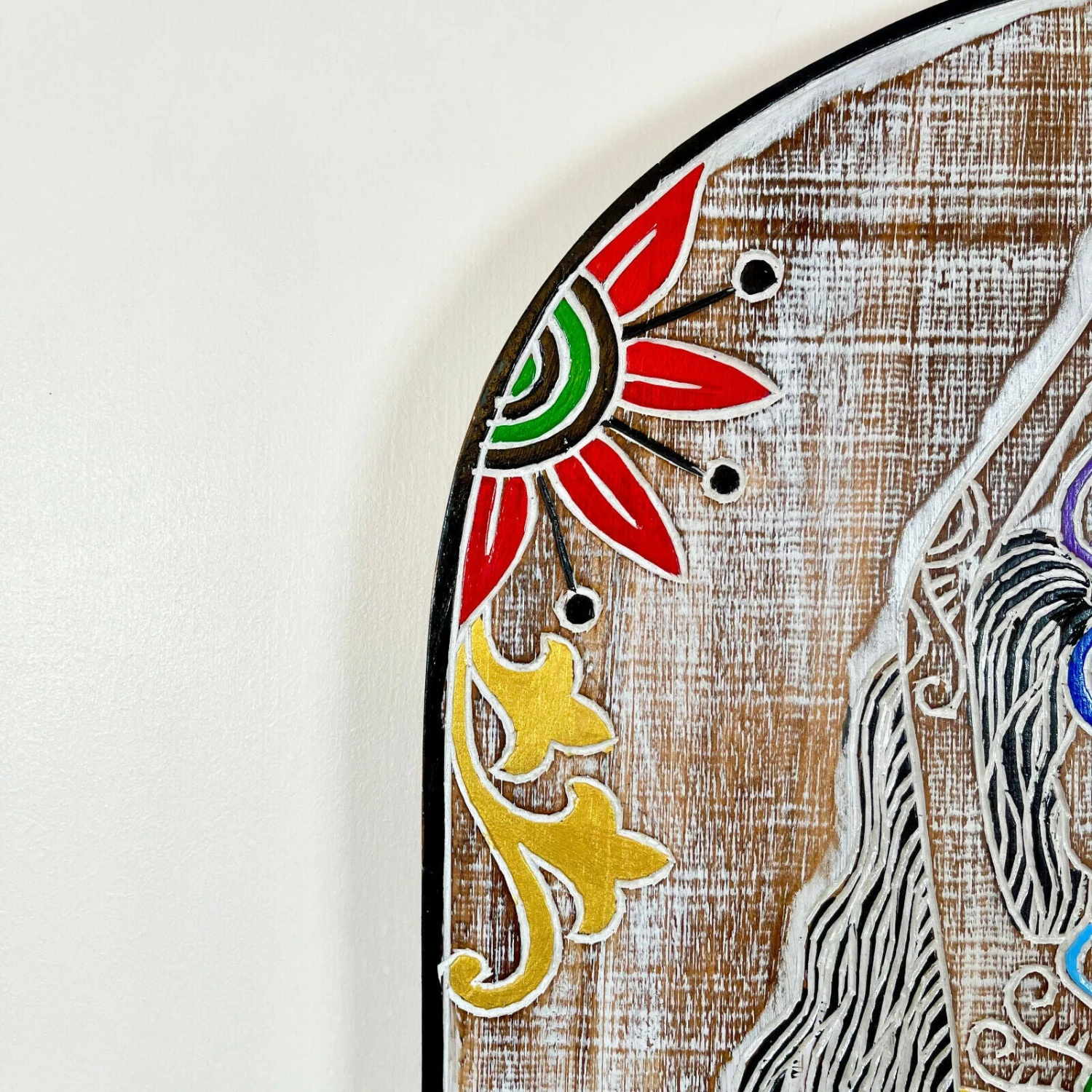 Arch Chakra Wooden Wall Plaque 3 Arch Chakra Wooden Wall Plaque - Image 3
