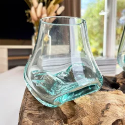 Double 10cm Molten Glass Bowls Tree Root Stand -Home Decoration 31 d91f4a8a ffdd 4d1b 9436 6230beab40e0