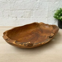 Teak Root Long Bowl 45cm -Home Decoration 33 32e8981f 0e39 4ecc aa3c dd93a59225c0
