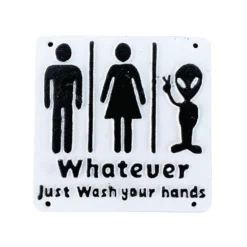 Cast Iron Funny Toilet Sign - Whatever Just Wash Your Hands -Home Decoration 34copy 62aa1bbc fb1e 4a22 b5d5 8342b97e7f97