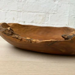Teak Root Long Bowl 45cm -Home Decoration 35 fec3975a 17f7 4eae 9a27 d6f8191229c1