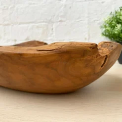 Teak Root Long Bowl 45cm -Home Decoration 36 7e4ddd39 97aa 4abf abb6 597e8b215d5d