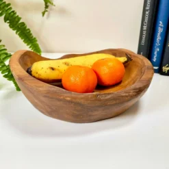 Round Teak Root Wood Bowl 18cm -Home Decoration 39 3ec78b59 c364 481c 9a26 bb1dbf668ad3