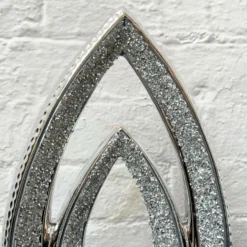 Diamante Double Tear Drop Ornament -Home Decoration 3 557315f6 3ded 4ed8 a5d9 14334003b76b