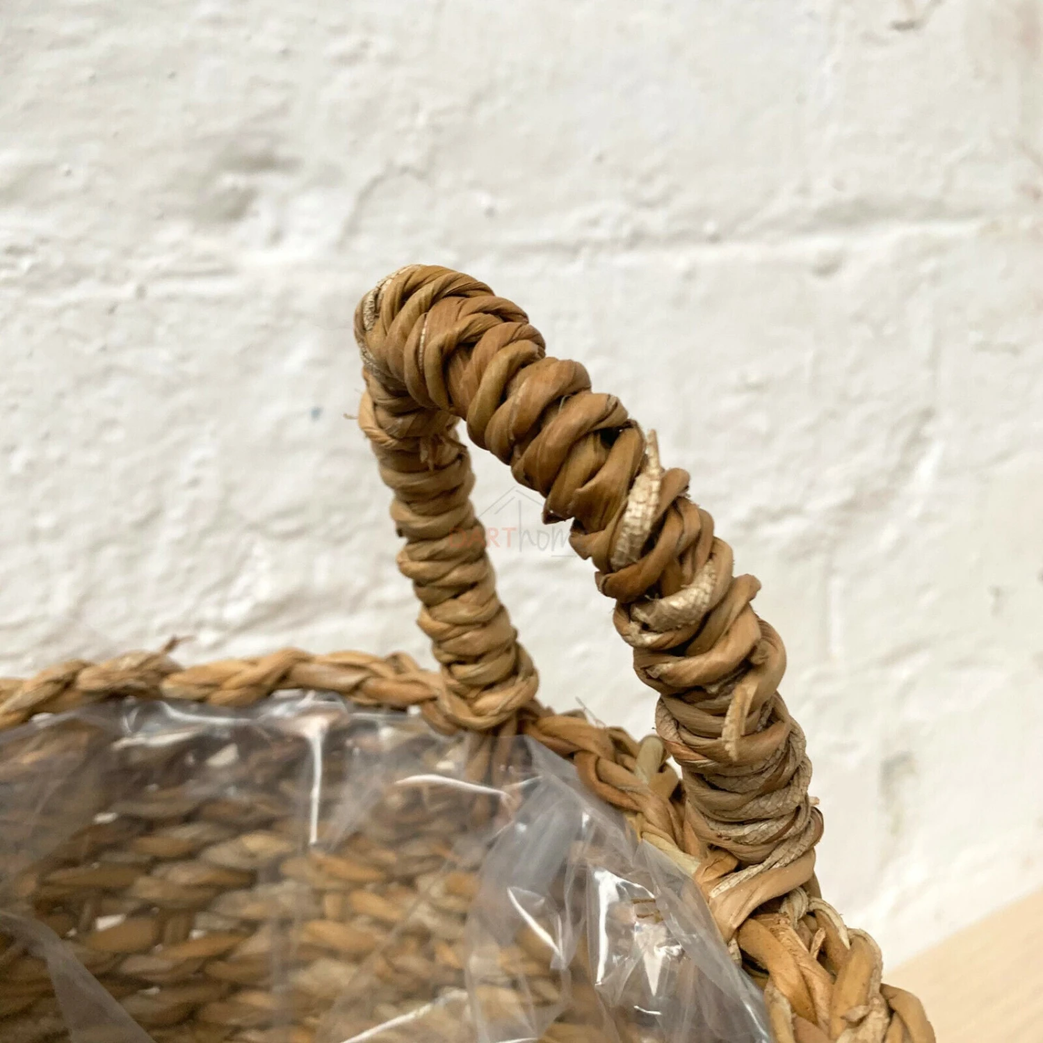 Set Of 3 Two Tone Lined Seagrass Planters 3 Set Of 3 Two Tone Lined Seagrass Planters - Image 3