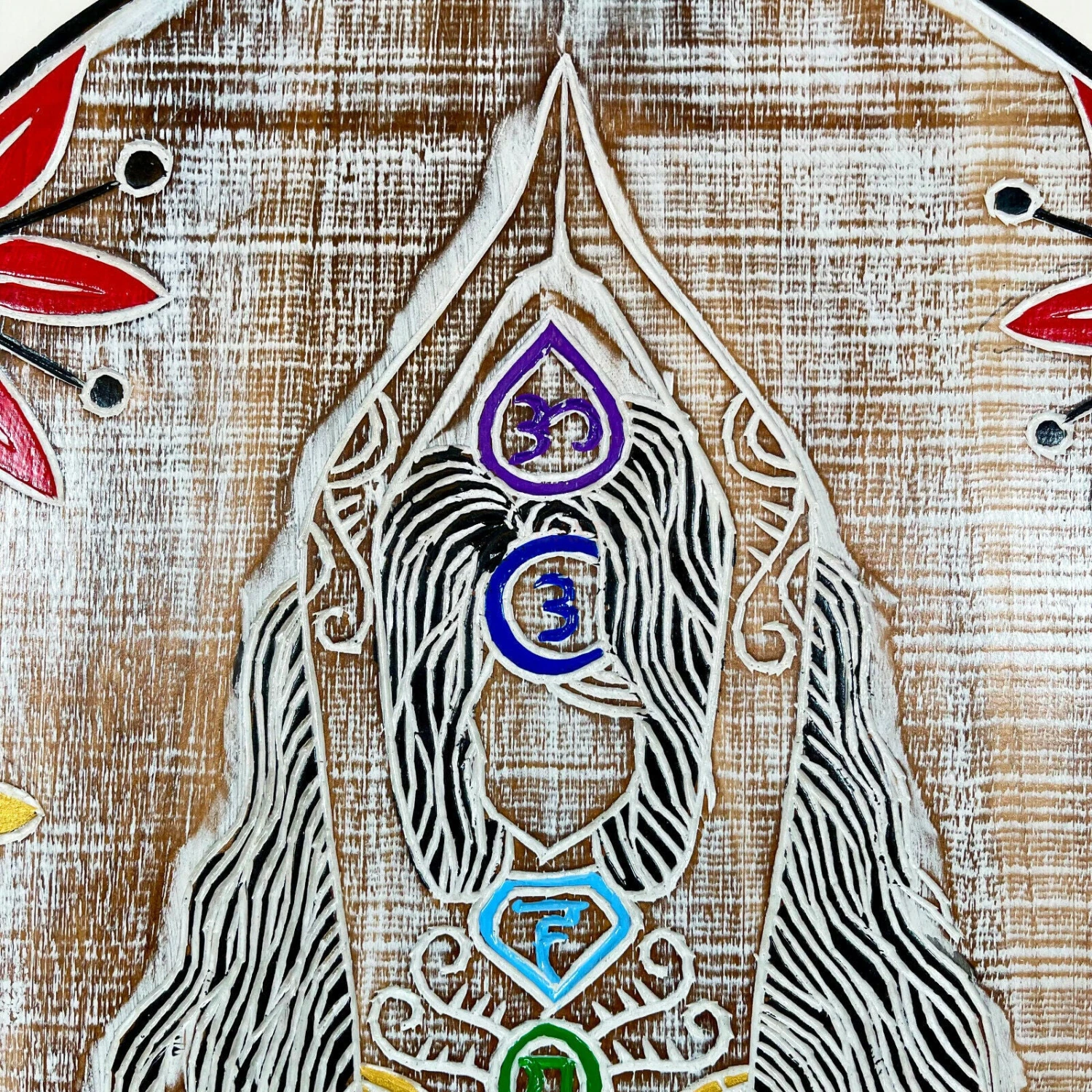 Arch Chakra Wooden Wall Plaque 4 Arch Chakra Wooden Wall Plaque - Image 4
