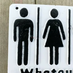 Cast Iron Funny Toilet Sign - Whatever Just Wash Your Hands -Home Decoration 3 fe398907 5d9d 45e0 9060 e4a82e90bb84