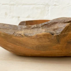 Teak Root Wood Long Bowl 35cm 16 Teak Root Wood Long Bowl 35cm -Home Decoration 41 4f971f1c 69ba 465f 9add ae19371df28b