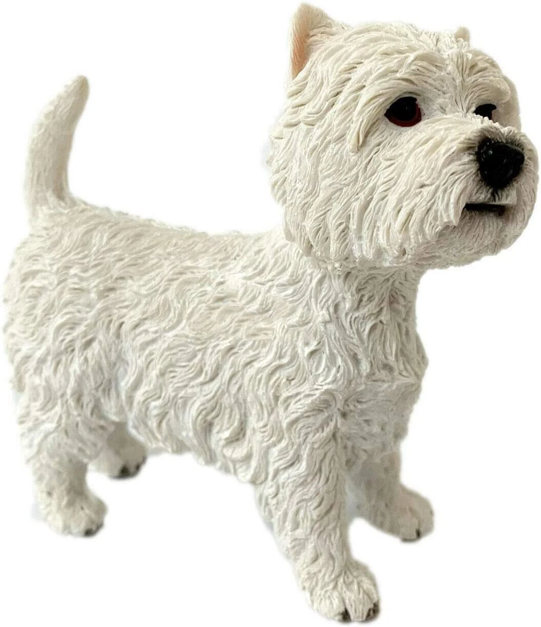 White West Highland Terrier Dog Ornament 12cm 7 White West Highland Terrier Dog Ornament 12cm - Image 7