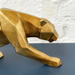 Geometric Gold Leopard Ornament 46cm -Home Decoration 43 4739149b 1d3e 499e 8841 3ec92eedcb64
