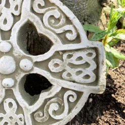 Stone Round Ancient Celtic Cross Wall Hanging Tile Plaque 17cm -Home Decoration 47 618fd216 ba68 43ab a8b0 555b6b48759b