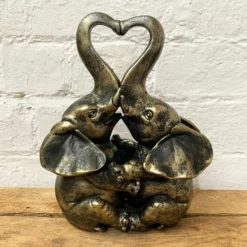 Distressed Gold Resin Love Elephant Ornament 13 Distressed Gold Resin Love Elephant Ornament -Home Decoration 58 1aa8c226 d6f4 4ec4 abf4 db20033ff8fa