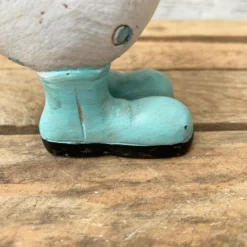 Aqua Blue Polka Dot Duck With Umbrella -Home Decoration 5 76901001 23af 48c9 888e 41158e869b65