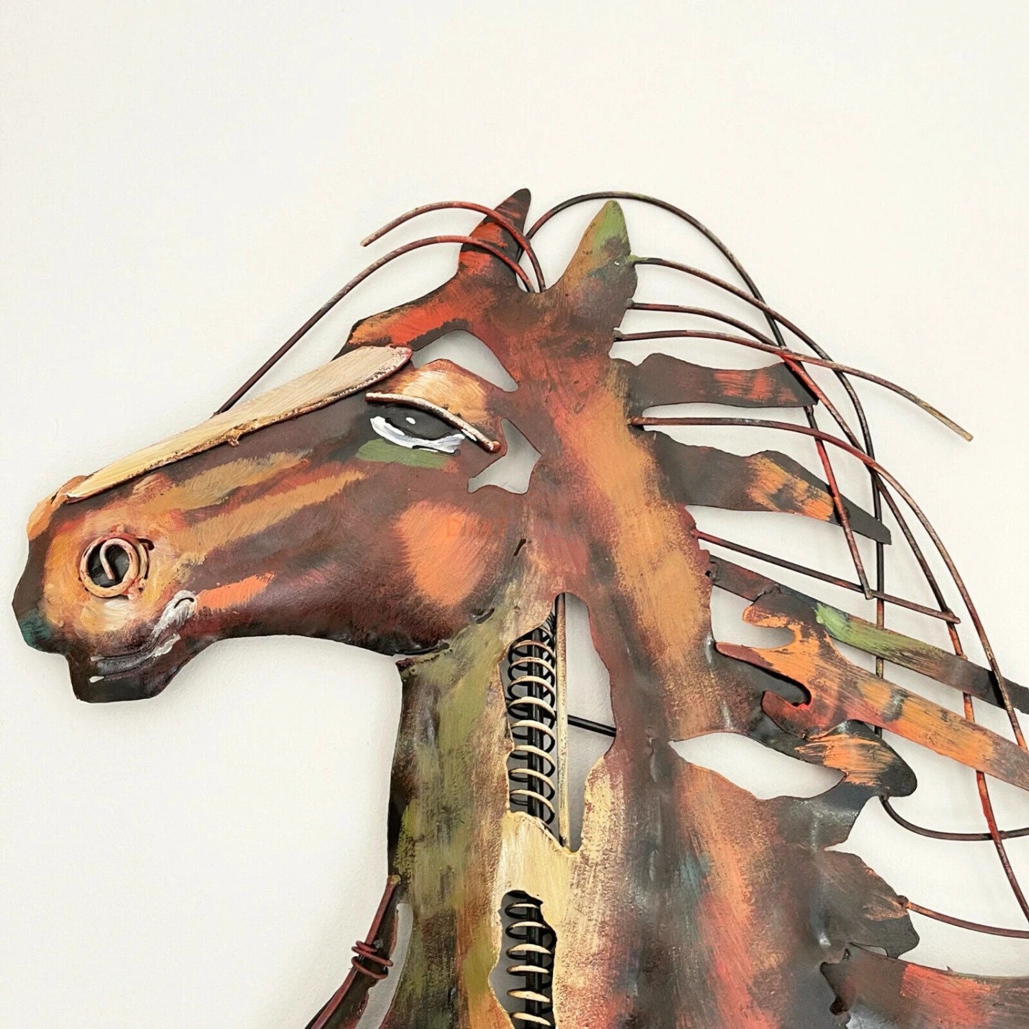 3D Sprinting Horse Metal Wall Art 3 3D Sprinting Horse Metal Wall Art - Image 3