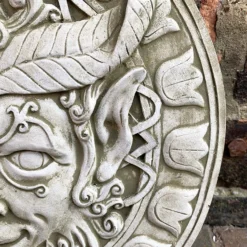 Stone Wiccan Face Wall Plaque 30cm -Home Decoration 69 eef0c321 4710 4e65 a1ba 8941c0fcb084