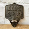 Dads Garage Cast Iron Bottle Opener