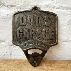 Dads Garage Cast Iron Bottle Opener