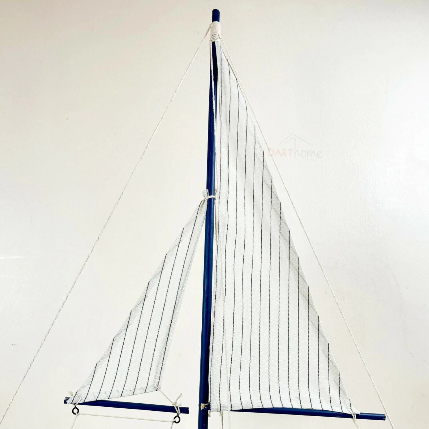 White Sailing Yacht Collectable Model Ornament 66cm 4 White Sailing Yacht Collectable Model Ornament 66cm - Image 4