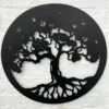 Black Silhouette Tree Of Life Wall Art