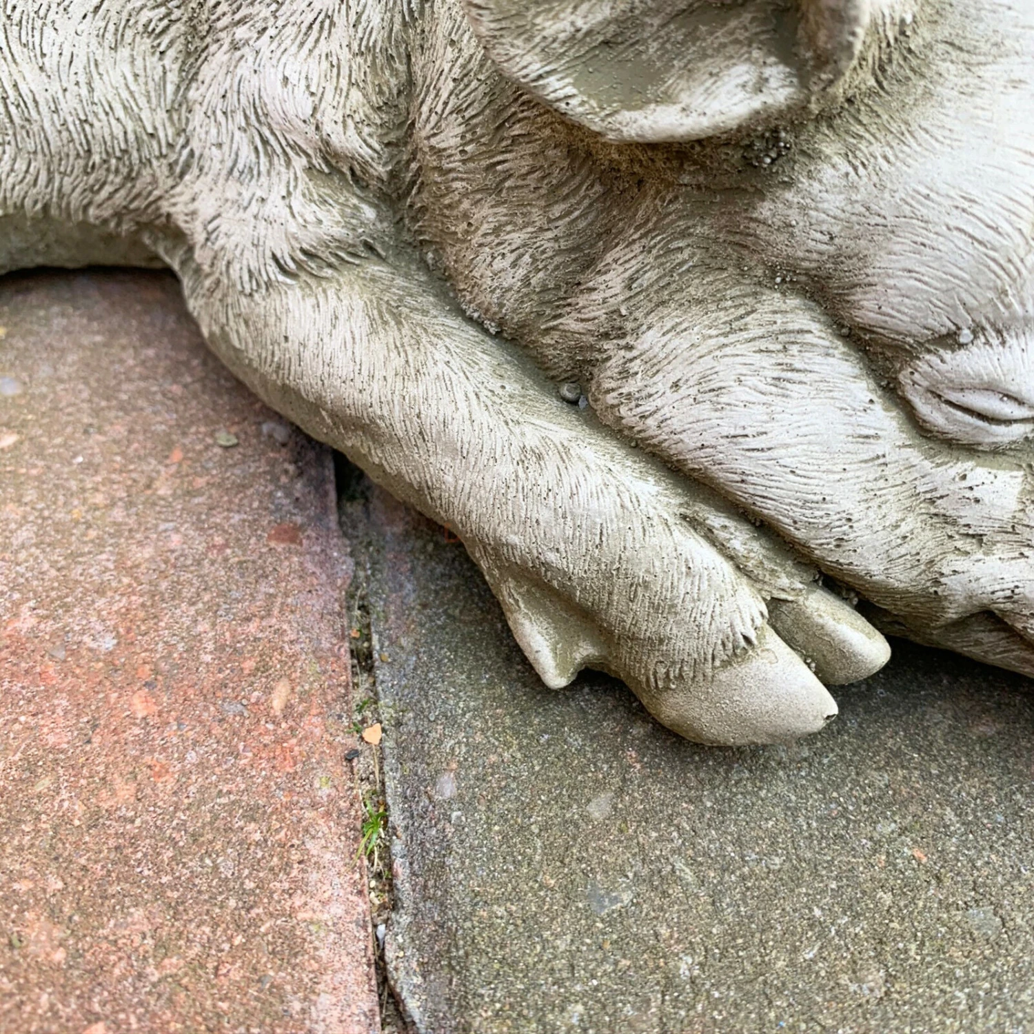 Stone Sleeping Pig Garden Sculpture 3 Stone Sleeping Pig Garden Sculpture - Image 3