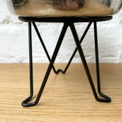 Silver Pillar Candle Holder On Stand -Home Decoration 83 c9390f12 c0b7 4570 aeca b425910f7bfc