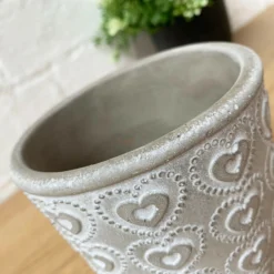 Cement Mini Hearts Plant Pot Cover 7 Cement Mini Hearts Plant Pot Cover -Home Decoration 88 c4336301 3143 4a3e ad39 d0bfffae997a