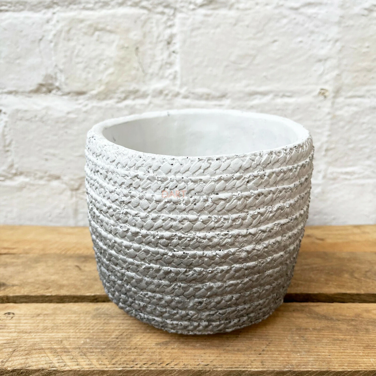 Cement Two Tone Grey Planter 2 Cement Two Tone Grey Planter - Image 2