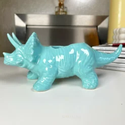 Blue Ceramic Triceratops Succulent Planter -Home Decoration 9 afba3832 782d 44ed 81ac 5f14088a5bd5