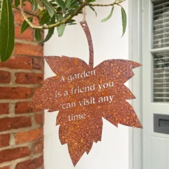 Ready To Rust A Garden Is A Friend Falling Leaf Art