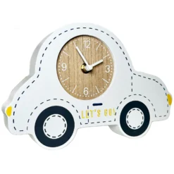 White Car Childrens Clock -Home Decoration FullSizeRender 22.JPEGcopy