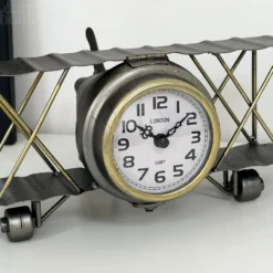 Silver Aeroplane Clock -Home Decoration FullSizeRender 7 JPEG fa173672 dee0 4294 9953 cf624610a53f