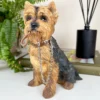 Yorkshire Terrier Dog With Lead Ornament